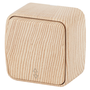 3-103-11 Intro Переключатель, 10А-250В, IP20, ОУ, Polo, сосна (18/360/4320)