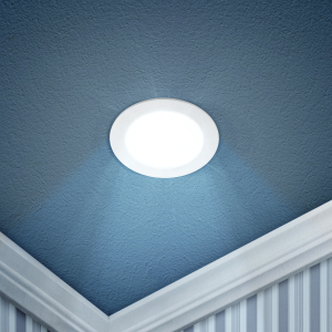 Светильник светодиодный встраиваемый Даунлайт ЭРА LED 1-6-6K Slim панель 6Вт 6500К круг