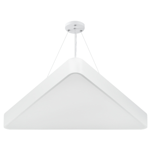 Светильник LED ЭРА Geometria SPO-151-W-40K-030 Delta 30Вт 4000К 3000Лм IP40 600*80 белый подвесной драйвер внутри
