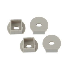 Набор заглушек ЭРА 1915-3B для профиля LF281 4 сквозные круглые (500/15000)