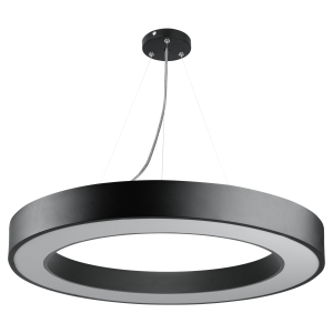 Светильник LED ЭРА Geometria SPO-133-B-40K-045 Ring 45Вт 4000K 3500Лм IP40 600*80 черный подвесной драйвер внутри