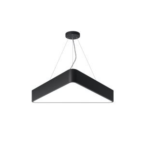 Светильник LED ЭРА Geometria SPO-151-B-40K-030 Delta 30Вт 4000К 3000Лм IP40 600*600*80 черный подвесной