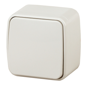 3-101-02 Intro Выключатель, 10А-250В, IP20, ОУ, Polo, сл.кость (18/360/4320)