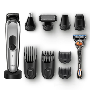 Триммер электрический Braun MGK7920TS универсальный 10в1, Gillette 2 кассеты, тип 5544