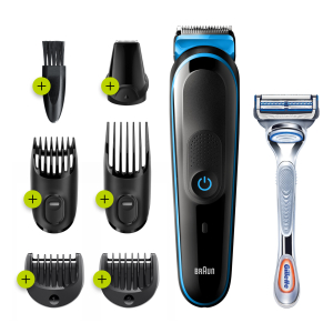Триммер электрический Braun MGK3242 7в1 тип 5514 + Бритва Gillette