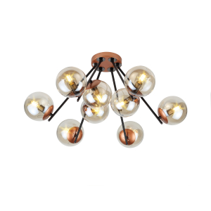 Люстра  Rivoli Albino 1013-205 9 х Е14 40 Вт модерн