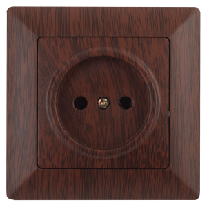 Розетка Intro Solo 4-201-10 2P 16А-250В СУ венге