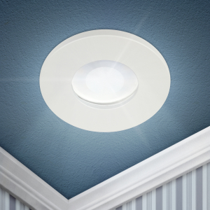 Встраиваемый светильник влагозащищенный ЭРА WR3 WH под лампу MR16 GU5.3 IP44 белый