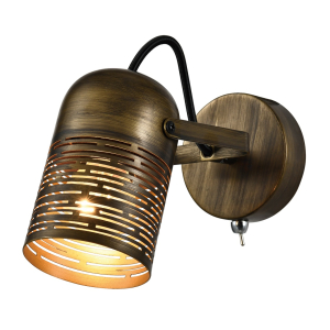 Светильник настенно-потолочный спот Rivoli Lamia 7062-701 1 х Е27 40 Вт поворотный модерн с выключателем