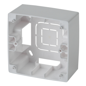 12-6101-03 ЭРА Коробка наклад. монтажа 1 пост, Эра12, алюминий (20/200/1600)