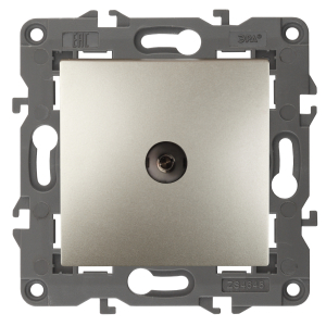 Розетка ЭРА Elegance 14-3102-04 TV проходная IP20 шампань