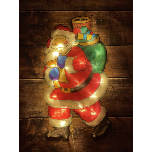 Светодиодная новогодняя фигура ЭРА ENIOF-08  Дед Мороз 