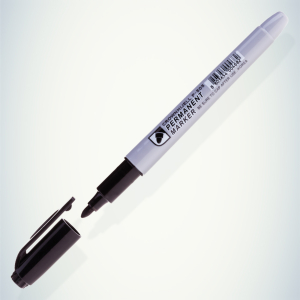 302766 Crown Маркер перманентный MULTI MARKER SLIM, ЧЕРНЫЙ пулевидный 2мм (P-505) БЛ-1 (36/1980)