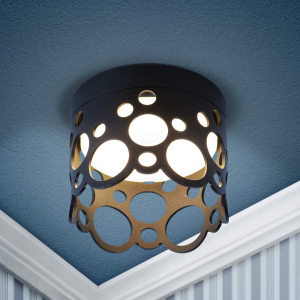 Светильник встраиваемый ЭРА DK115 SBK под лампу GX53 черный матовый