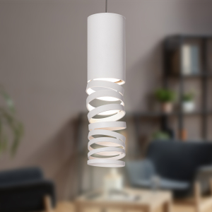 Светильник подвесной (подвес) ЭРА PL22 WH MR16 GU10 потолочный цилиндр белый