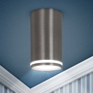 Светильник накладной ЭРА OL16 GU10 SN под лампу MR16 GU10 сатин никель