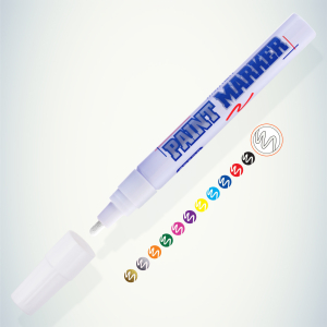 104798 MunHwa Маркер-краска PAINT MARKER, БЕЛАЯ 4мм (PM-05) (12/576/14400)