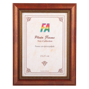Фоторамка FA  Корсика 10х15 пластиковая, цвет красная медь