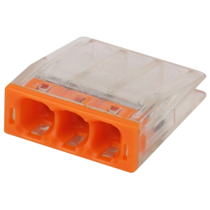 Клемма ЭРА NO-224-23 компактная серия 203 3 отверстия 0.5-2.5 мм2 упаковка 100 шт