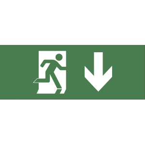 Самоклеящаяся этикетка ЭРА INFO-SSA-103 330х120мм  Фигура/стрелка вниз  SSA-101/DPA-301