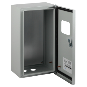 Корпус металлический ЭРА SIMPLE ЩМПг-01 с окном (410x220x175) IP54 У2 серый