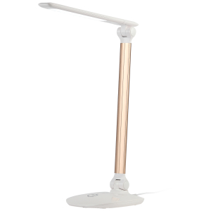 Настольный светильник ЭРА NLED-456-10W-W-G светодиодный белый с золотом
