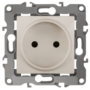 Розетка ЭРА Серия 12 12-2105-02 2P 16A-250В IP20 слоновая кость