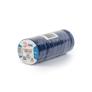 Набор изолент ЭРА SET-1510Blue ПВХ 10 шт синяя 15мм х 10м