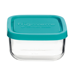 Bormioli Rocco FRIGOVERRE Контейнер квадратный 10х10 см (340 мл) с крышкой (12/1152)