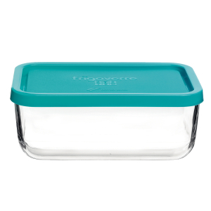 Bormioli Rocco FRIGOVERRE Контейнер прямоугольный 21х13 см (1400 мл) с  крышкой (8/392)