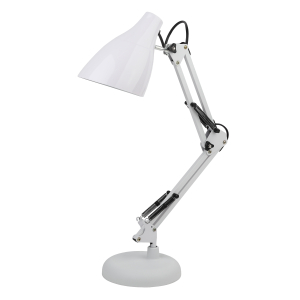 Настольный светильник ЭРА N-123-Е27-40W-W белый