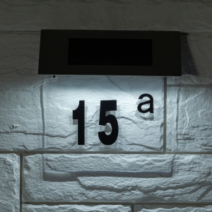 Светильник уличный ЭРА ERASF22-40 на солнечных батареях настенный  Номер дома 2  4 LED