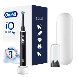 Электрическая зубная щетка ORAL-B iO Series 6/iOM6.1B6.3DK Black 5 режимов тип 3753