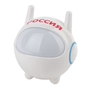 Ночник - светильник светодиодный ЭРА NN-604-LS-W в розетку с датчиком освещенности белый