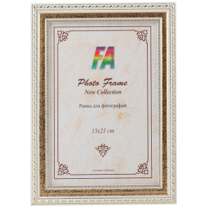 FA пластик  Золото mix  с белым 21х30 (10/180)