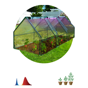 Теплица ЭРА FITO-House-max со светильниками в комплекте 2700х900х900 мм 3 отсека