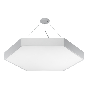 Светильник LED ЭРА Geometria SPO-122-W-40K-066 Hexagon 66Вт 4000К 5300Лм IP40 800*800*80 белый подвесной