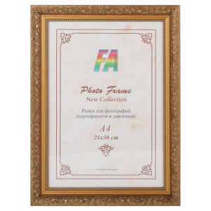 Фоторамка FA Садко 21х30 пластиковая семейная цвет золотой гобелен