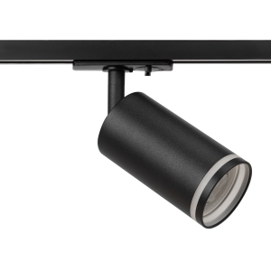 Трековый светильник однофазный ЭРА TR52-GU10 BK под лампу GU10 матовый черный