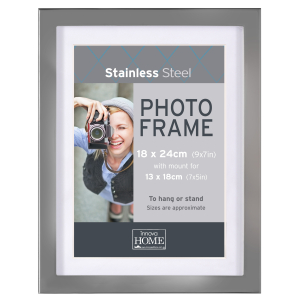 Innova PM09956 Ф/рамка 13*18cm  Stainless Steel , серый, металл (6/36/720)
