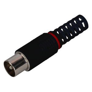 Разъем ЭРА R-TV05 штекер TV без пайки цвет чёрный упаковка 100 шт