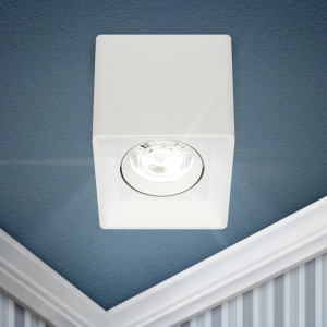 Светильник накладной ЭРА OL24-1 WH под лампу MR16 GU5.3 поворотный белый