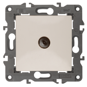 Розетка ЭРА Elegance 14-3102-02 TV проходная IP20 слоновая кость