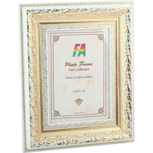 FA пластик  Версаль  белый 15х21 (12/144)