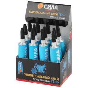 Клей СИЛА SGTB-30 универсальный гель прозрачный туба 30 мл