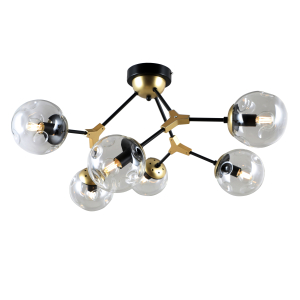 Люстра  Rivoli Parte 5044-306 6 х Е14 40 Вт лофт - кантри