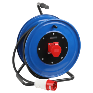 Удлинитель силовой ЭРА IND380-RM-1e-5x4-50m-IP44 на 380В на катушке 1 розетка CEE 5P 50м КГ 5х4 32A IP44