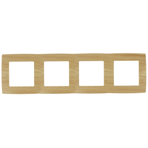 12-5004-11 ЭРА Рамка на 4 поста, Эра12, сосна (10/100/2000)