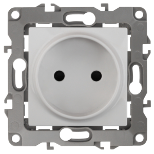 Розетка ЭРА Серия 12 12-2105-01 2P 16A-250В IP20 белый