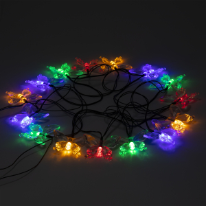 Садовая гирлянда ЭРА ERASF22-15 на солнечной батарее  Бабочки  20 LED 5,8 метра